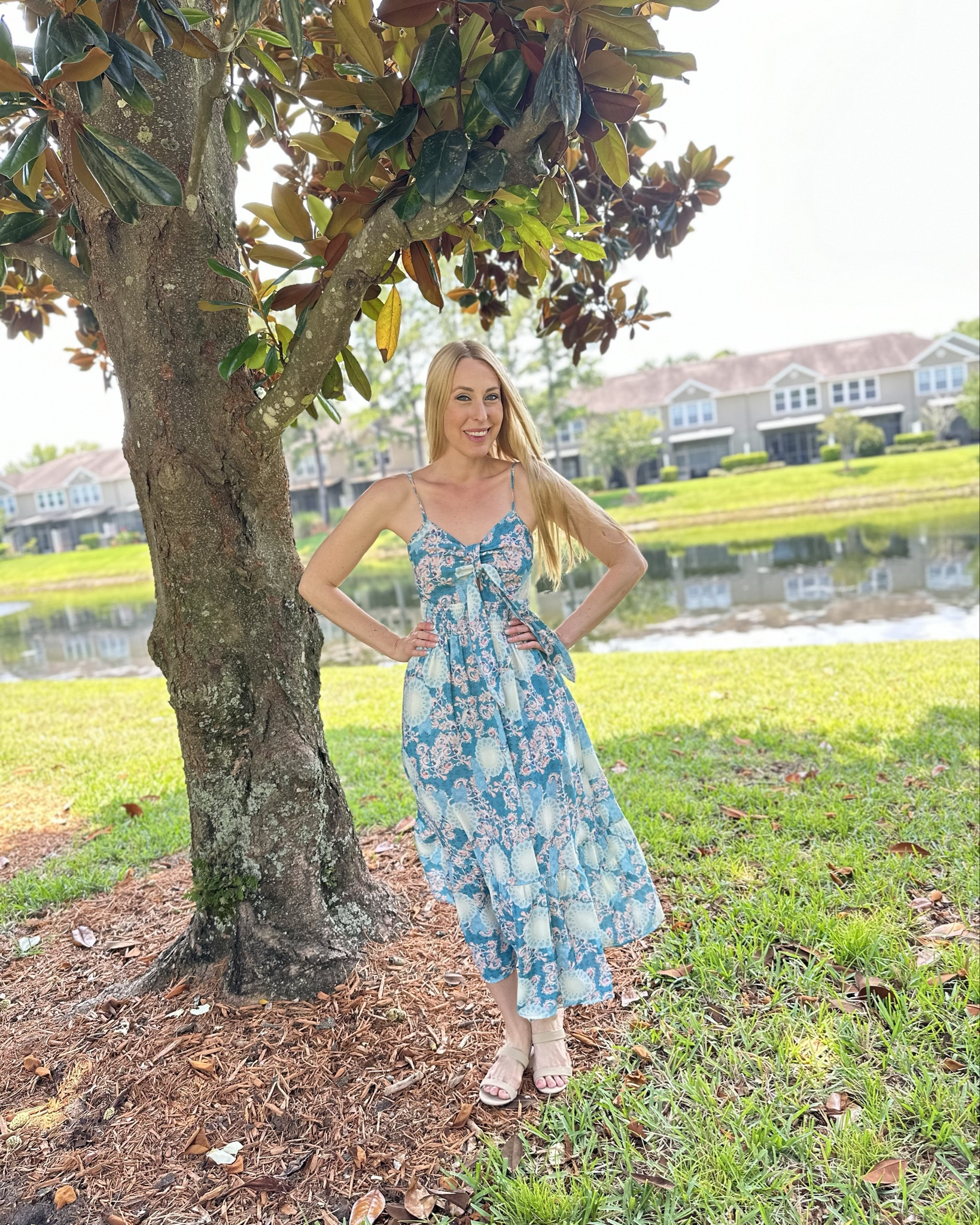 Summer Maxi Dress
🩵 fits true to size 
🩵 wearing size small
🩵 it has pockets and stretchy in the bust and waist 

#LTKFindsUnder50 #LTKStyleTip #LTKFindsUnder100