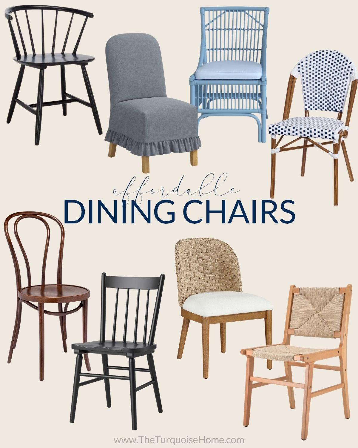Don't look any further for affordable dining chairs! Great budget-friendly options for every style! 

 #LTKHome