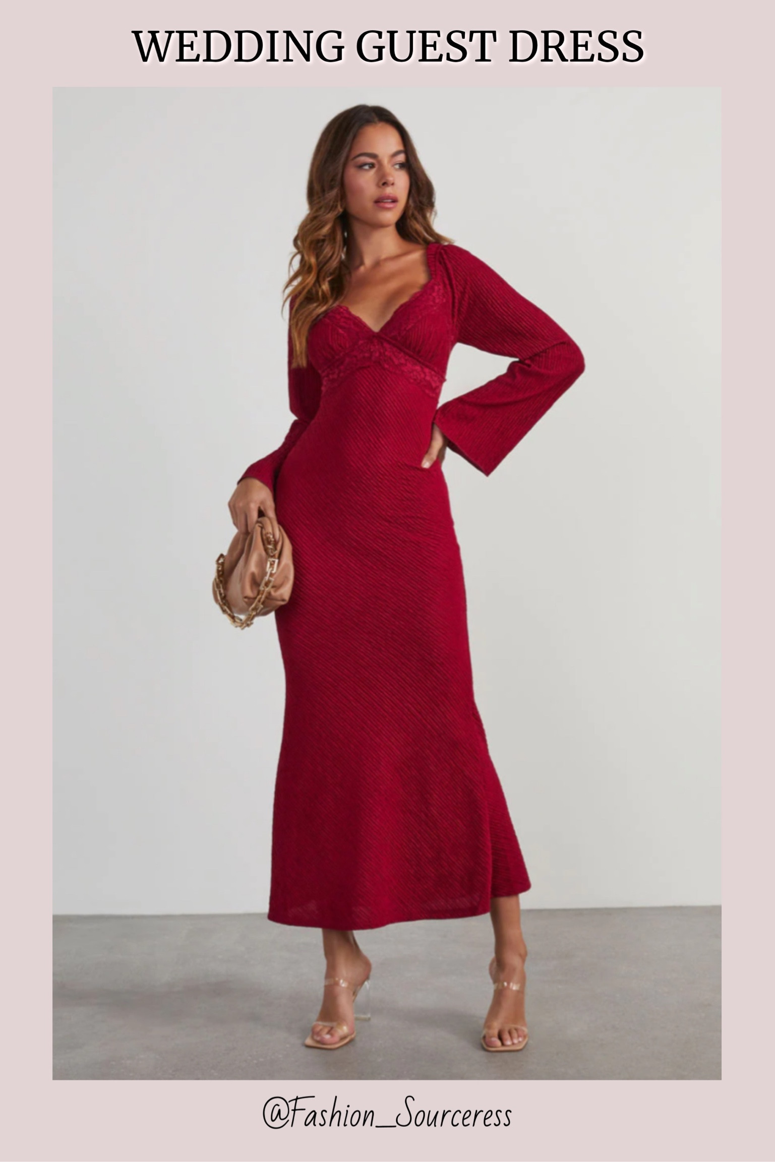 chinese dress ladies Zapaka Women Dark Green Velvet Holiday Party Dress A Line Long Sleeve Midi Evening Dress, Dark Green / US16W main image 1