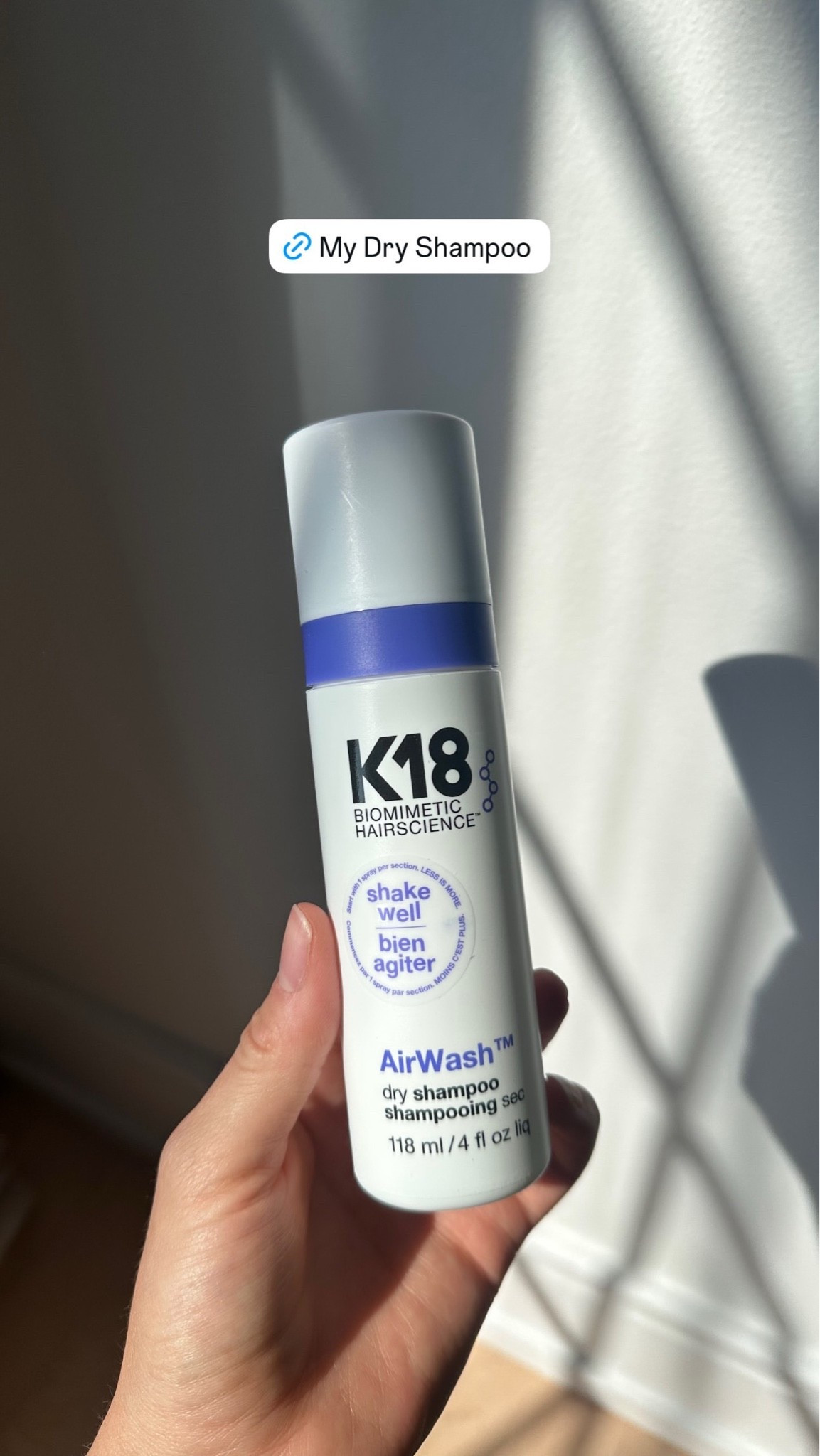 I have tried all the dry shampoos on the market at this point. The K18 AirWash is THE BEST! Works so well on my long and super fine hair. I massage it into the scalp in between washes and it lasts!

#LTKmomlife #LTKBeauty #LTKselfcare