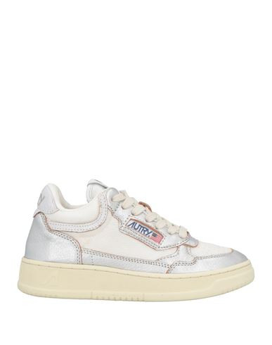 Autry Woman Sneakers Off white Size 9 Leather, Textile fibers | YOOX (US)