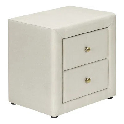 Upholstered Nightstand With Storage | Wayfair North America