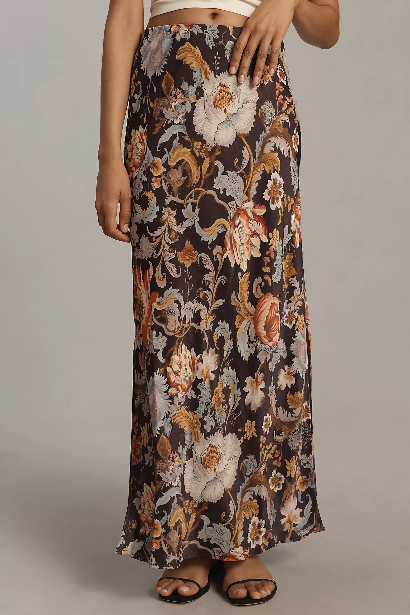 The Tilda Maxi Slip Skirt: Side Slit Edition | Anthropologie (US)