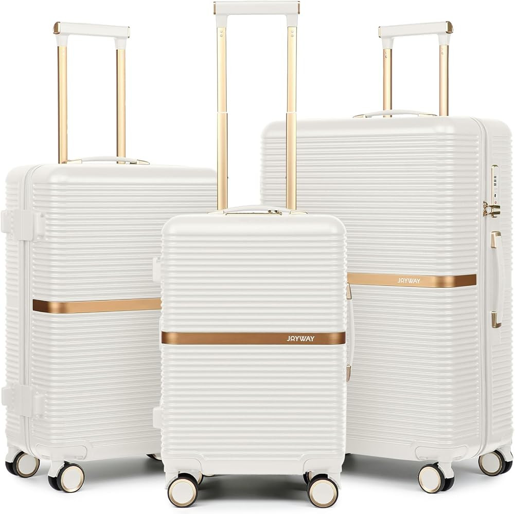 Joyway 3 Piece Luggage Set (20/24/28 Inch) – Lightweight ABS Hardshell Suitcases, Spinner Wheel... | Amazon (US)