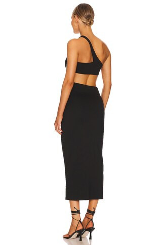 Noemi Midi Dress in Black | Revolve Clothing (Global)