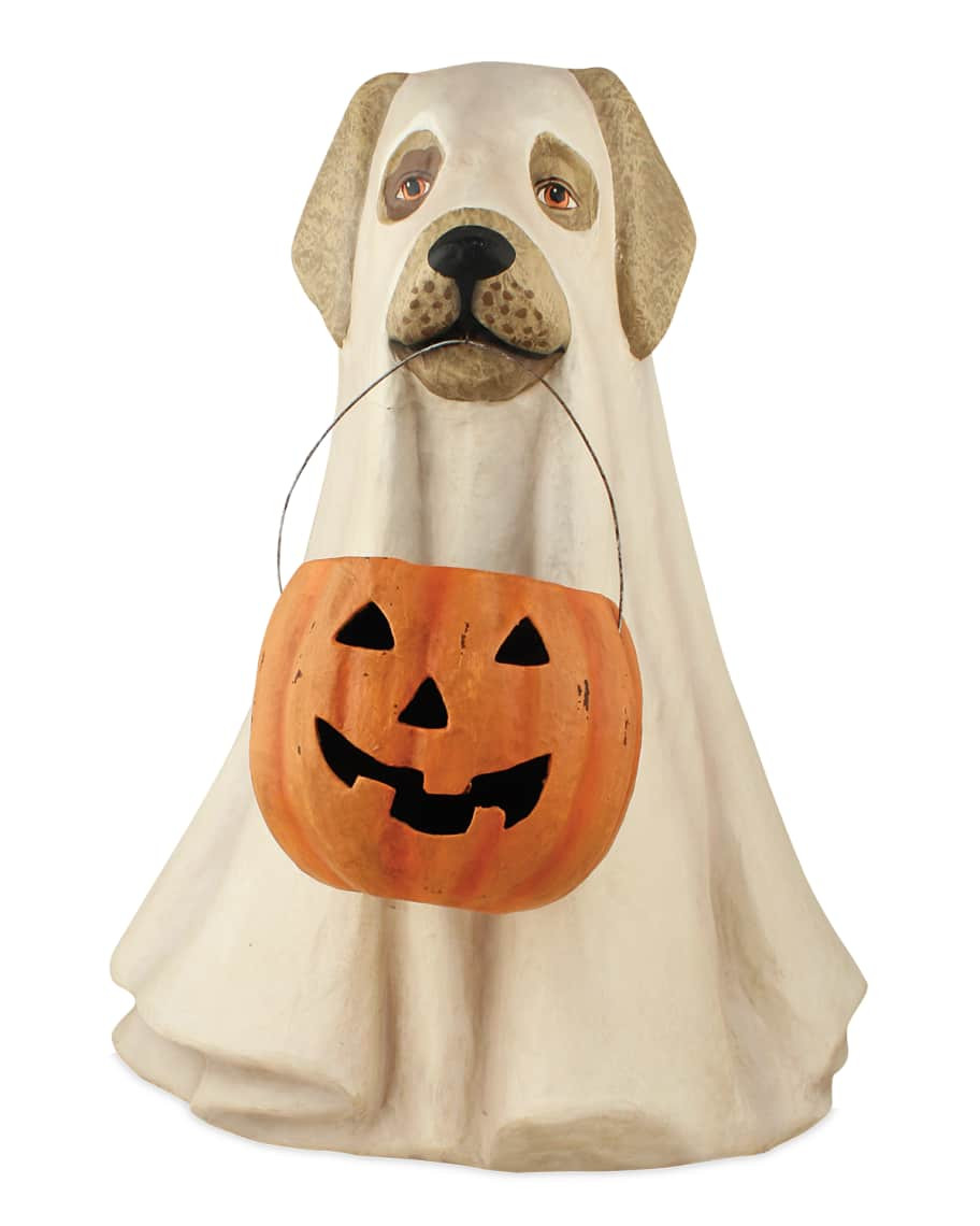 Bethany Lowe Ghost Dog Paper Mache Halloween Decoration | Neiman Marcus
