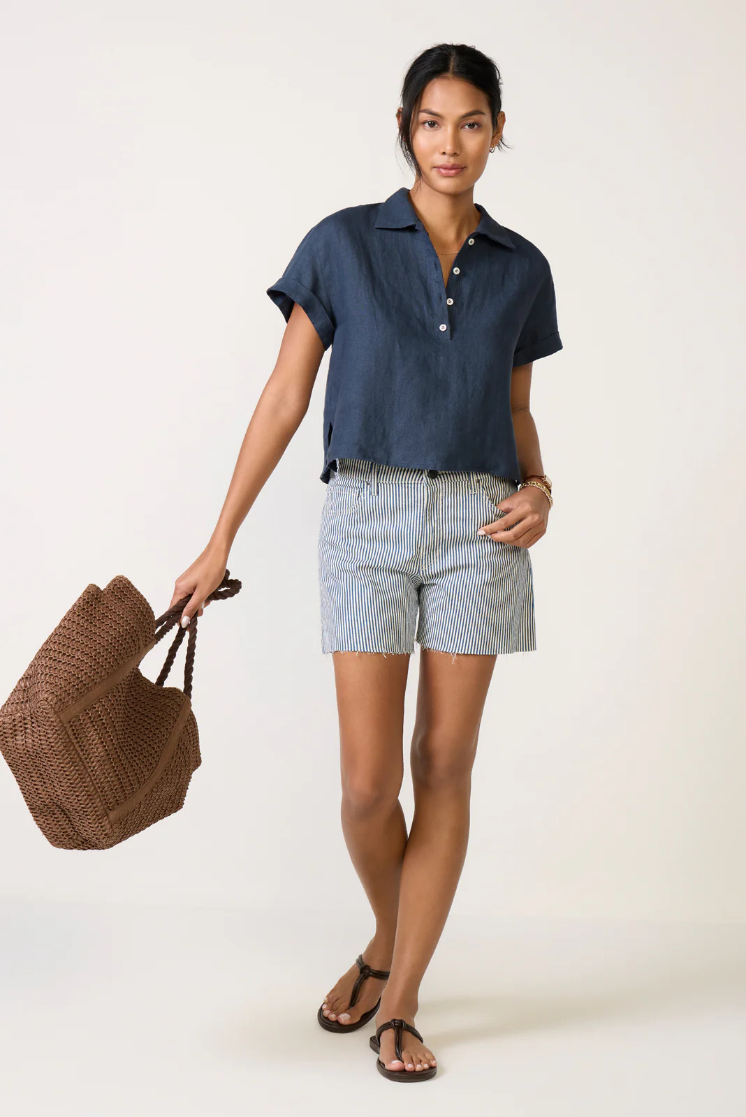 Jane Short Stripe | Evereve