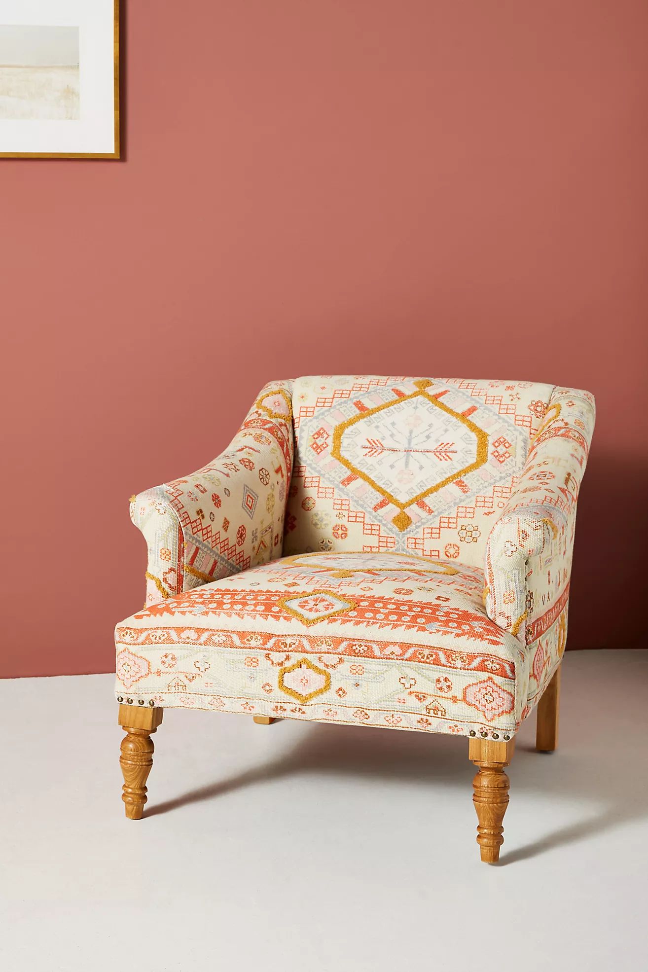 Rug-Printed Sally Accent Chair | Anthropologie (US)