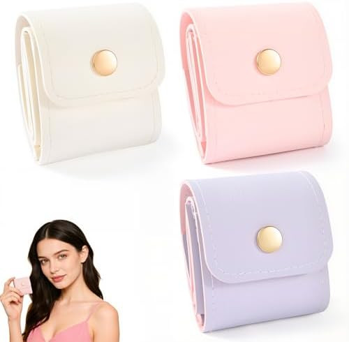 3Pcs Mini Travel Jewelry Bag, Portable Travel Jewelry Organizer, Small Travel Jewelry Pouch for W... | Amazon (US)