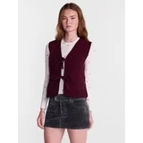 No Boundaries Tie Front Corduroy Vest, Women's and Women's Plus S-3X | Walmart (US)