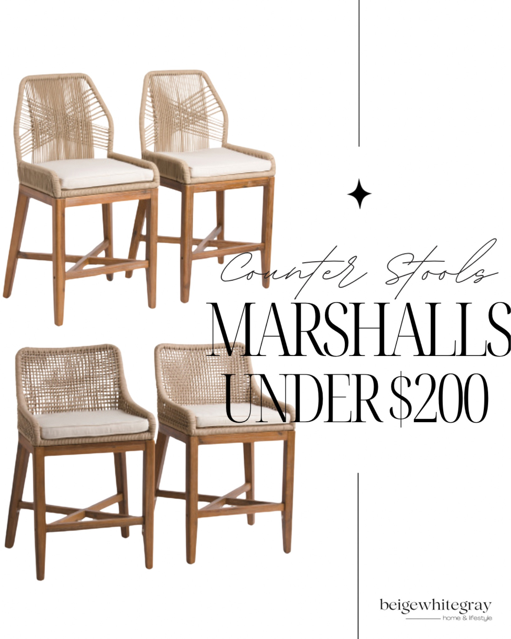 Marshalls counter stools we love under $200!! Run don’t walk. 

#LTKhome #LTKSeasonal #LTKsalealert