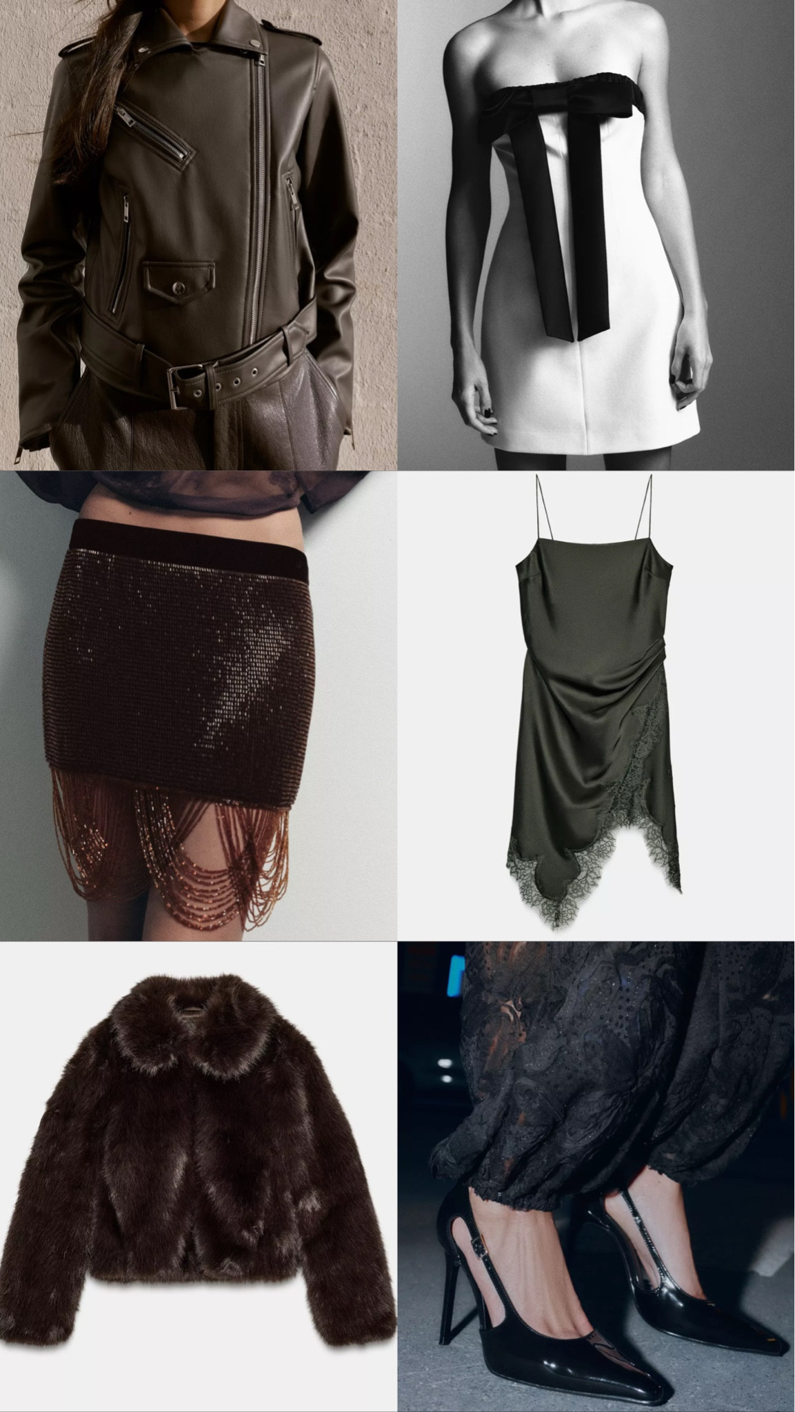 Zara. Zara new in. New in. Beaded skirt. Mini skirt. Leather jacket. Jacket. Mini dress. Satin dress. Faux fur jacket. Faux fur coat. Jacket. Coat. Heels. High heels. Shoes  

#LTKuk #LTKautumn #LTKstyletip