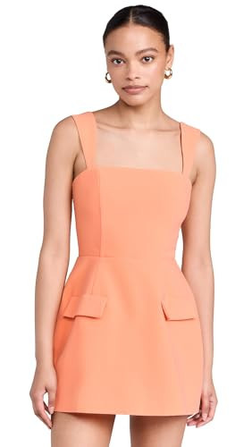 Amanda Uprichard Women's Bethany Skort Romper, Guava, Orange, M | Amazon (US)