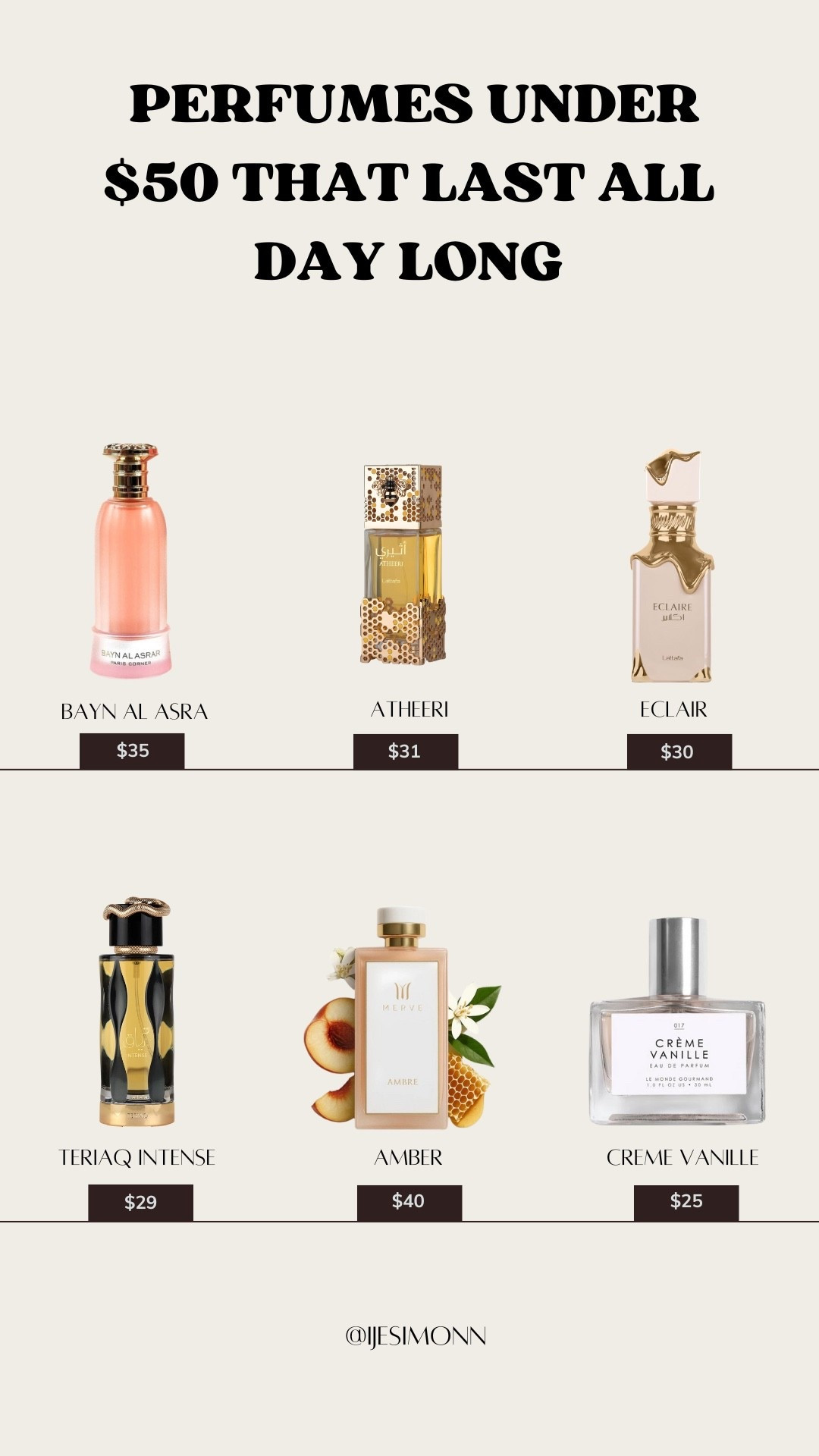 Affordable perfumes under $50

#LTKFindsUnder50 #LTKBeauty #LTKGiftGuide