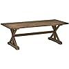Stone & Beam Bradhurst Rustic Wood Dining Table, 30"H, Brown | Amazon (US)