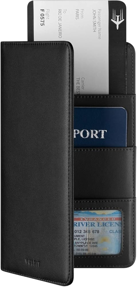 VULKIT Passport Holder Wallet RFID Blocking Travel Wallet for Men & Women | Amazon (US)