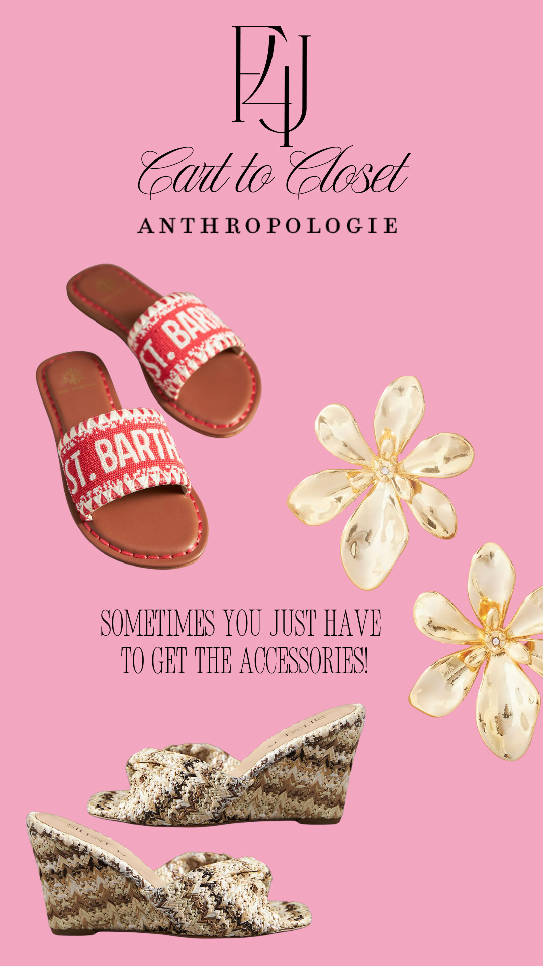 These shoes and accessories from Anthropologie are sure to be a favorite addition to your wardrobe!

Fit4Janine, Accessories, Sandals, Wedges, Earrings 

 #LTKSeasonal #LTKShoeCrush