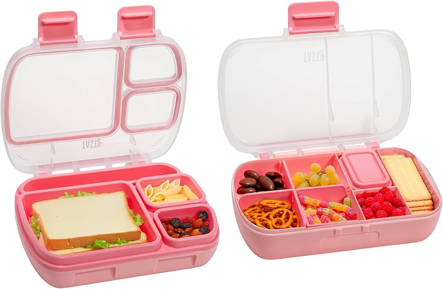 Tasty 2-Piece Snack & Bento Box Set, Includes Lunch Box & Snack Box, Portable Food Storage with B... | Amazon (US)