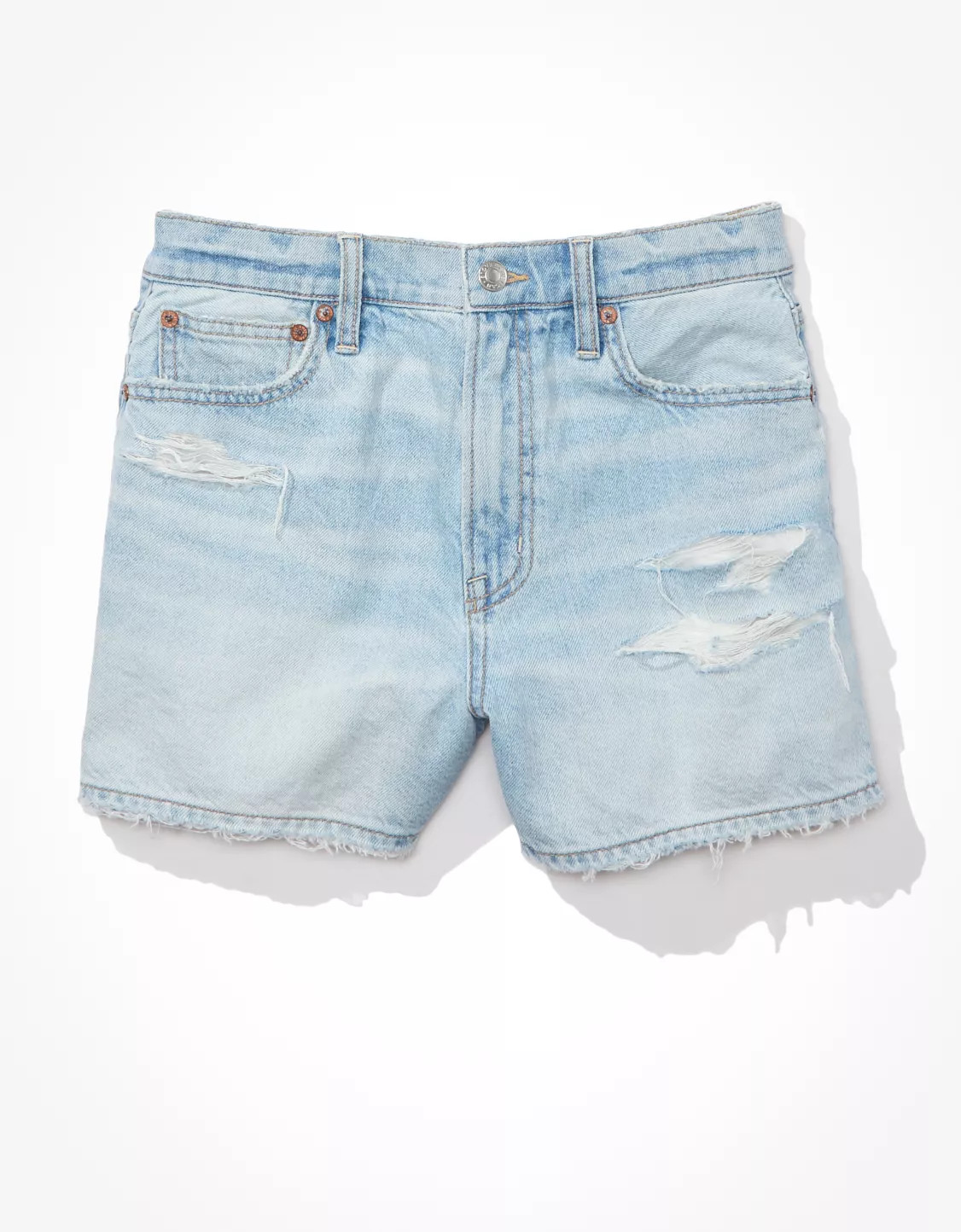 AE Strigid Denim Highest Waist '90s Boyfriend Short | American Eagle Outfitters (US & CA)