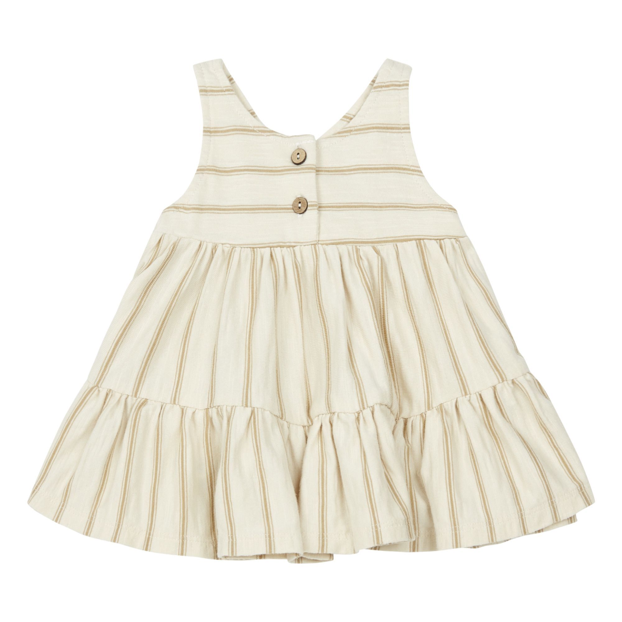 Ruby Swing Striped Dress  Beige | Smallable DE