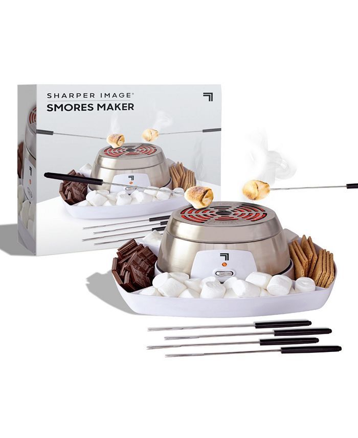 Sharper Image Electric Tabletop S'mores Maker for Indoors, 6 Piece Set & Reviews - Home - Macy's | Macys (US)