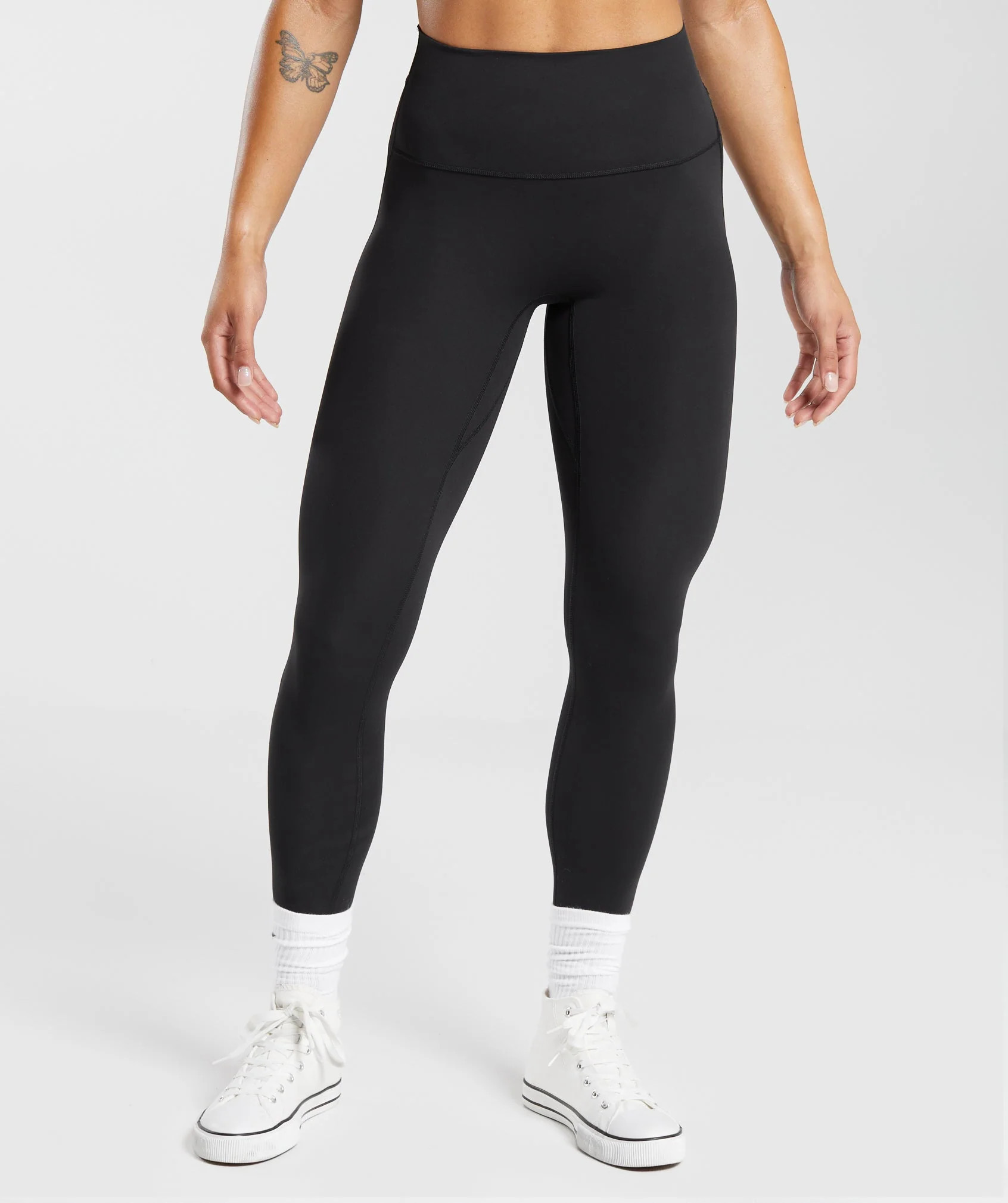 Gymshark Legacy Regular Leggings - Black | Gymshark US