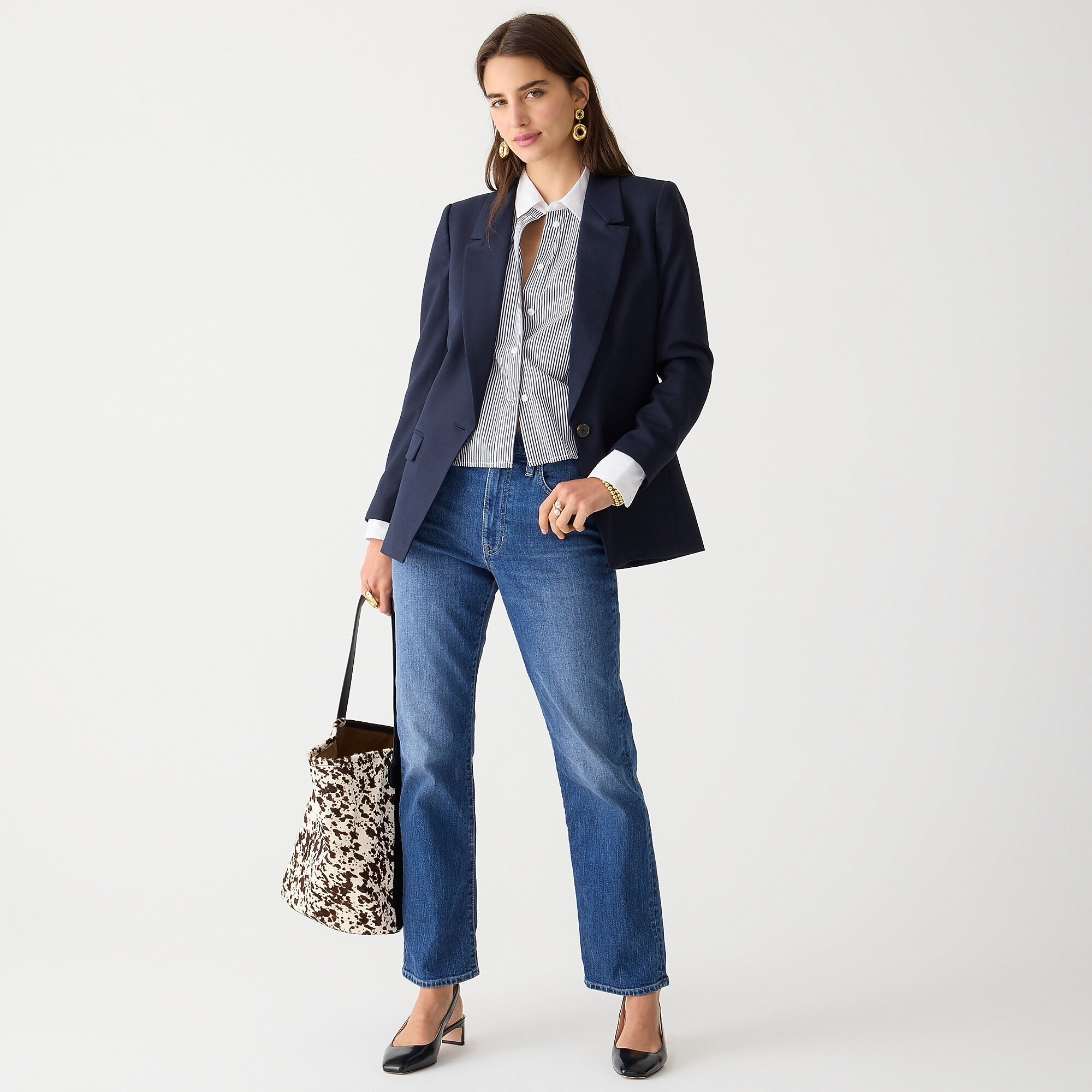 Slim boyfriend jean in Greasley wash | J. Crew US
