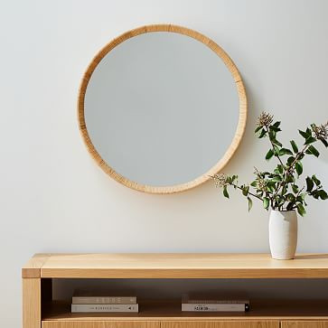 Woven Wall Mirror - 30" | West Elm (US)