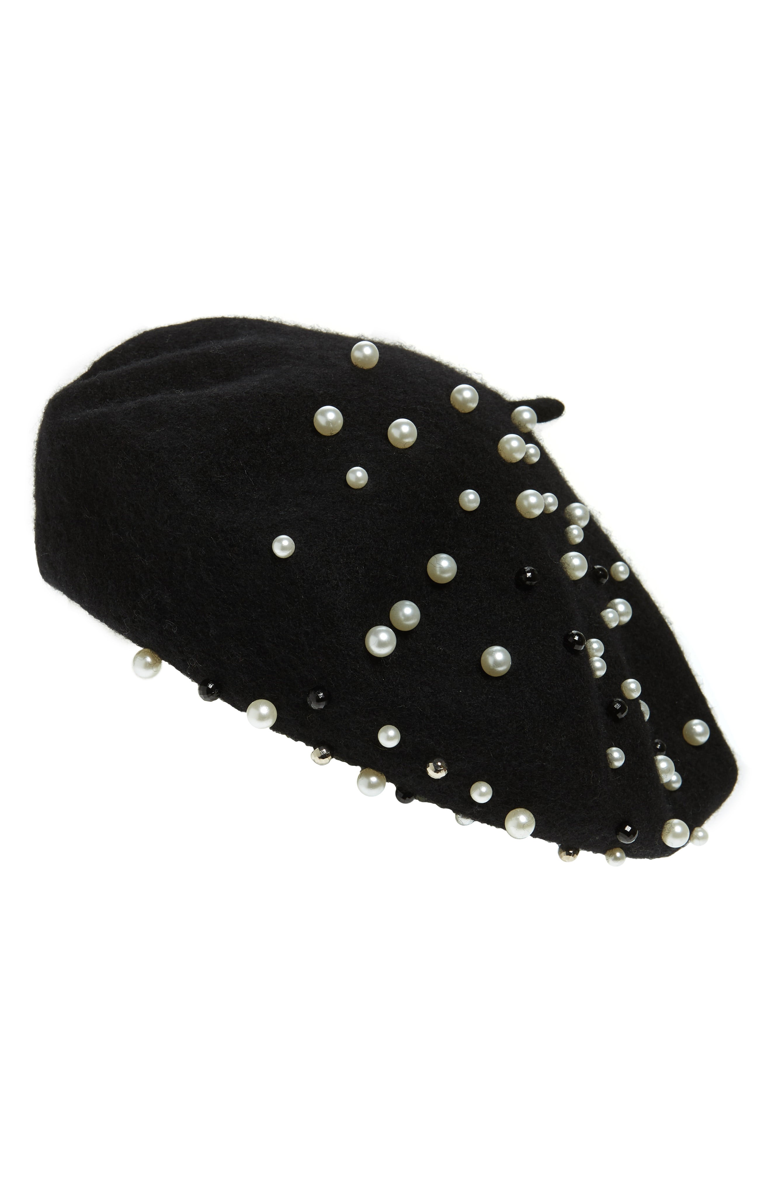 Halogen® x Atlantic-Pacific Embellished Beret | Nordstrom