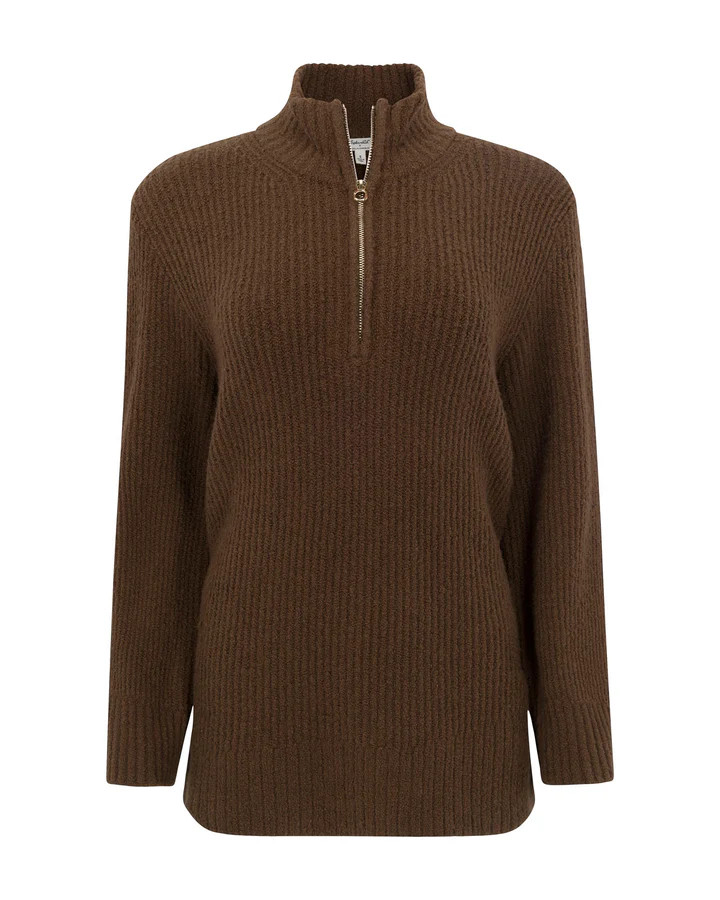 Splendid x @Cellajaneblog Quarter Zip Sweater | Splendid