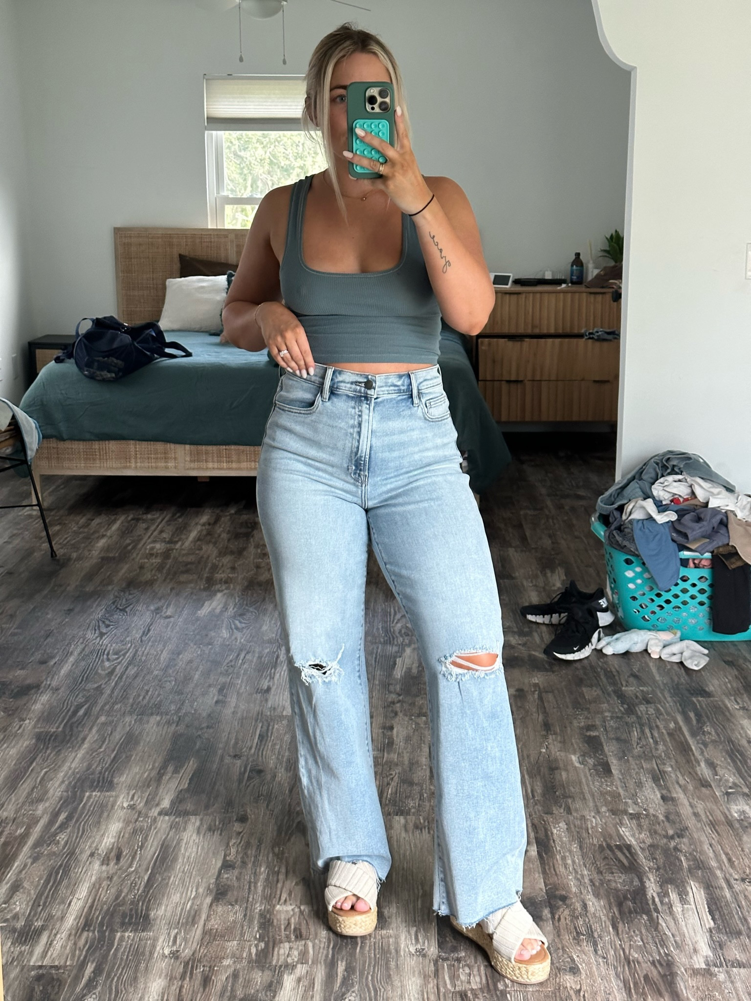 Use code “VICILTK30” to shop these jeans! Wearing size 27! 

#LTKSale