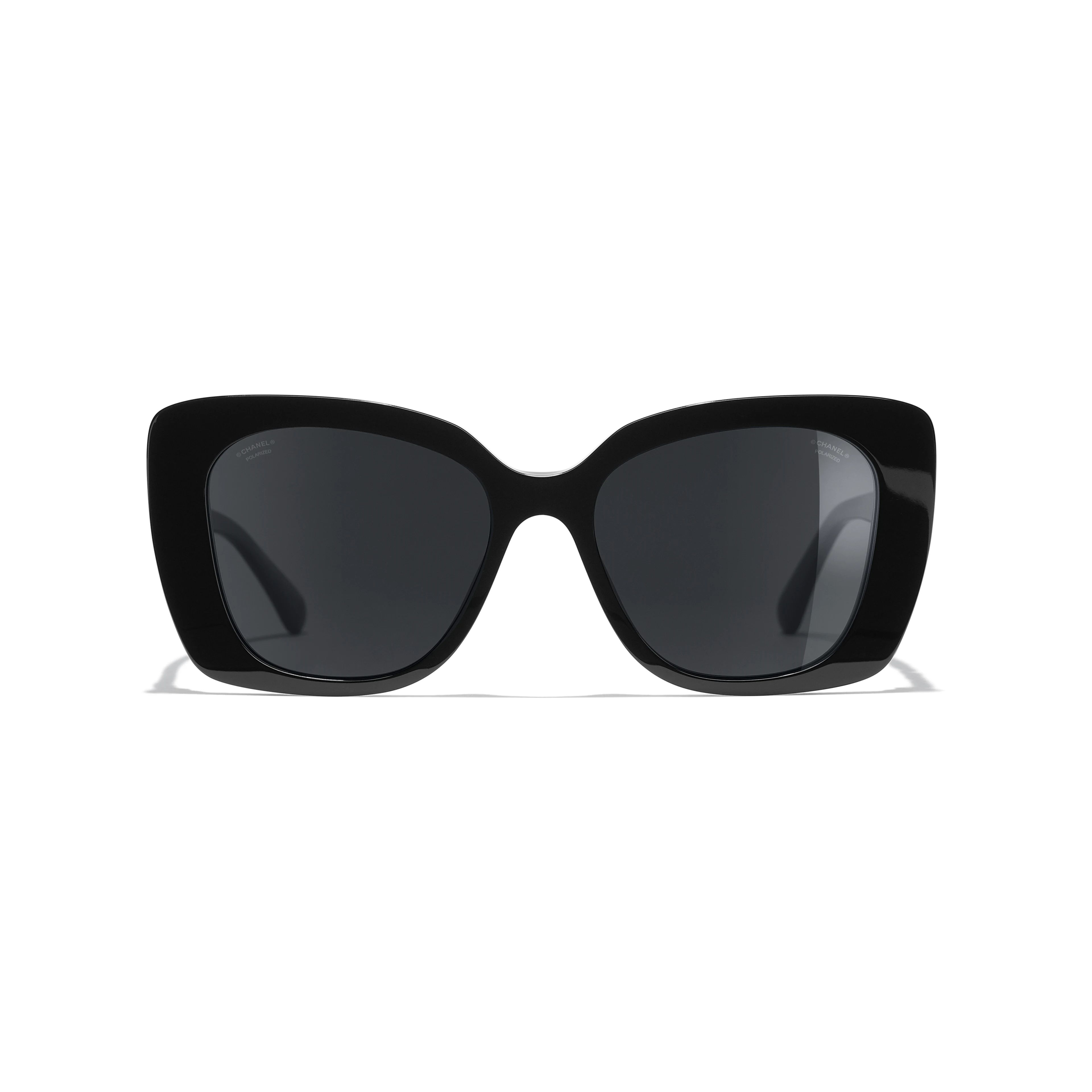 Sunglasses: Square Sunglasses, acetate & strass — Fashion | CHANEL | Chanel, Inc. (US)