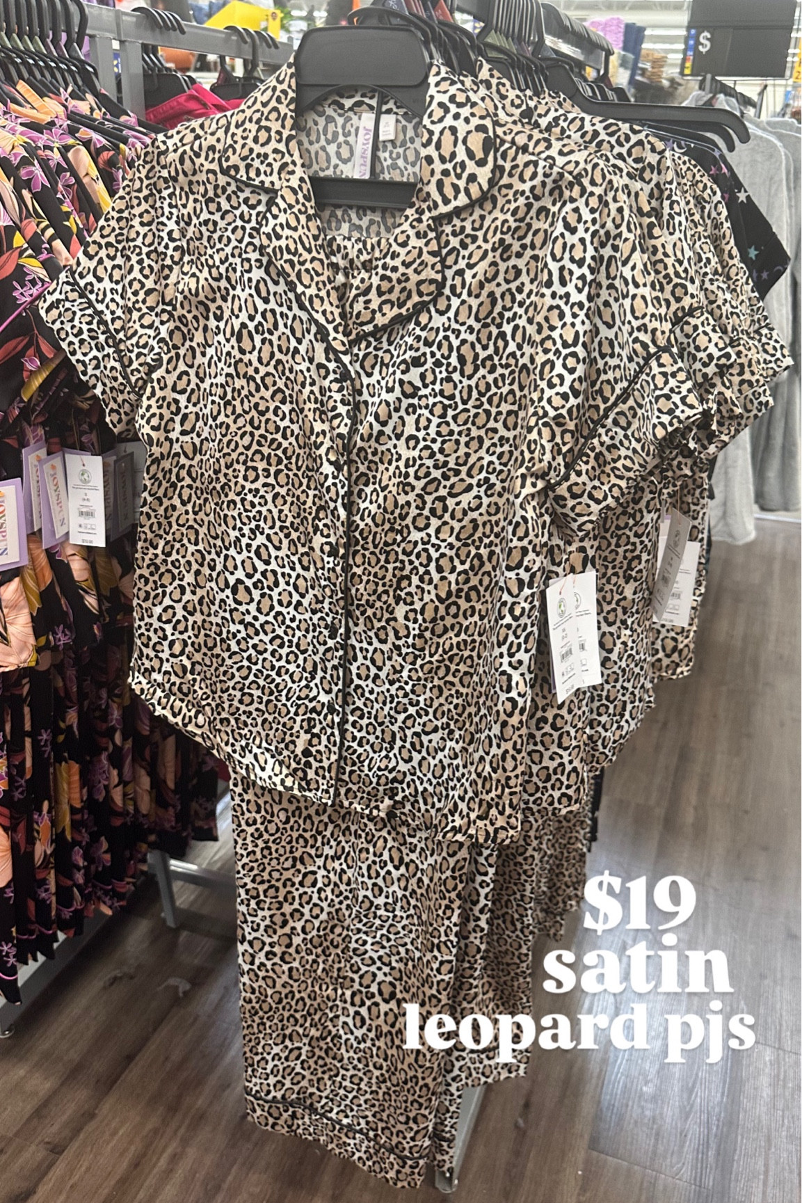 Satin leopard pjs — so cute!! 

#LTKStyleTip #LTKFindsUnder100 #LTKFindsUnder50