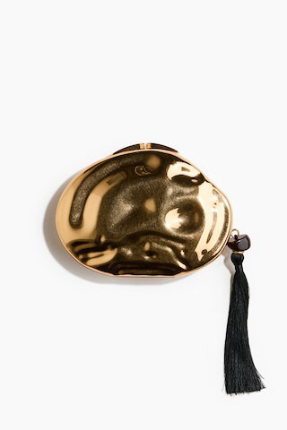 Asymmetric Metal Clutch Bag | H&M (US + CA)