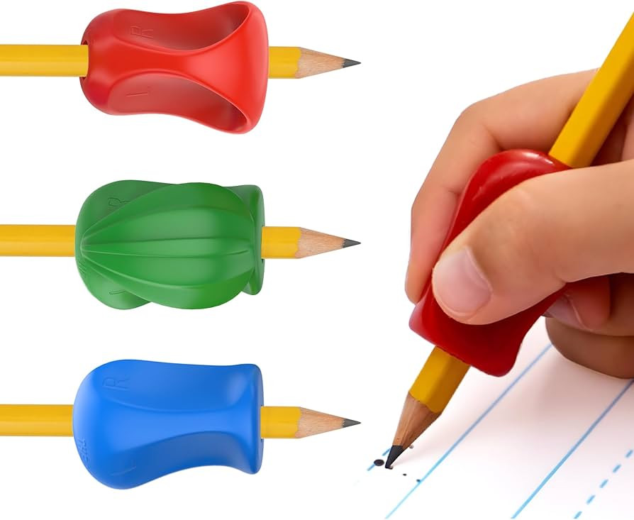 The Pencil Grip 3-Step Training Kit - Crossover Grip, Pinch Grip & Standard Pencil Grip Ergonomic... | Amazon (US)