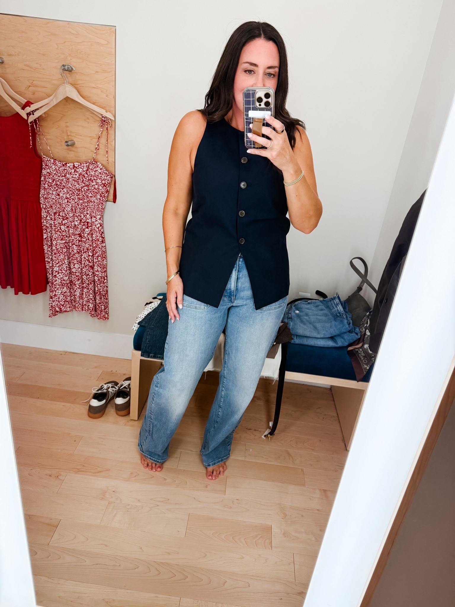 Another Madewell vest 💁🏻‍♀️

#LTKFallSale #LTKOver40 #LTKSeasonal