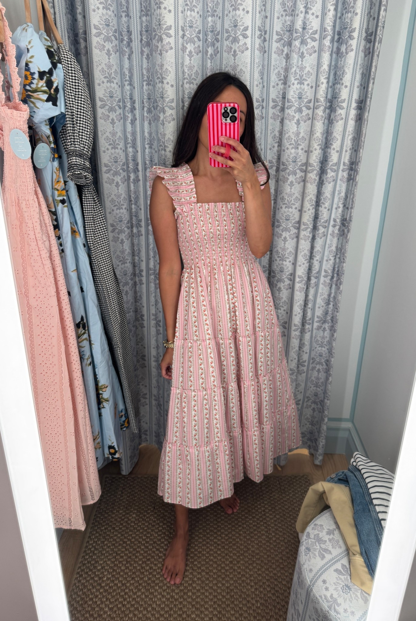 Mom graduation dress. Casual wedding guest dress. Vacation dress. Social event dress. 
Love this feminine casual to elevated casual dress. True to size. 
Very comfortable to wear. Effortless chic  Comes in multiple colors and patterns. 
I wish I had known about this dress sooner. 

#LTKOver40 #LTKWedding