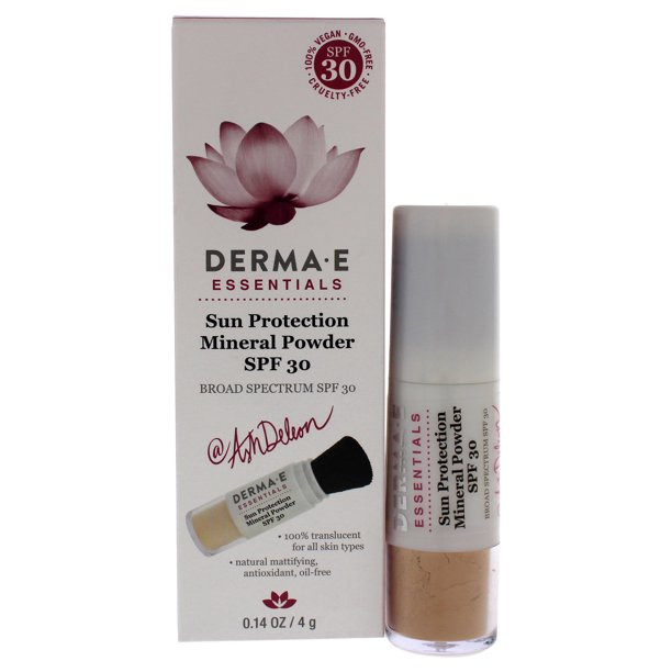 Derma-E Sun Protection Mineral Powder SPF 30, 0.14 oz Sunscreen | Walmart (US)