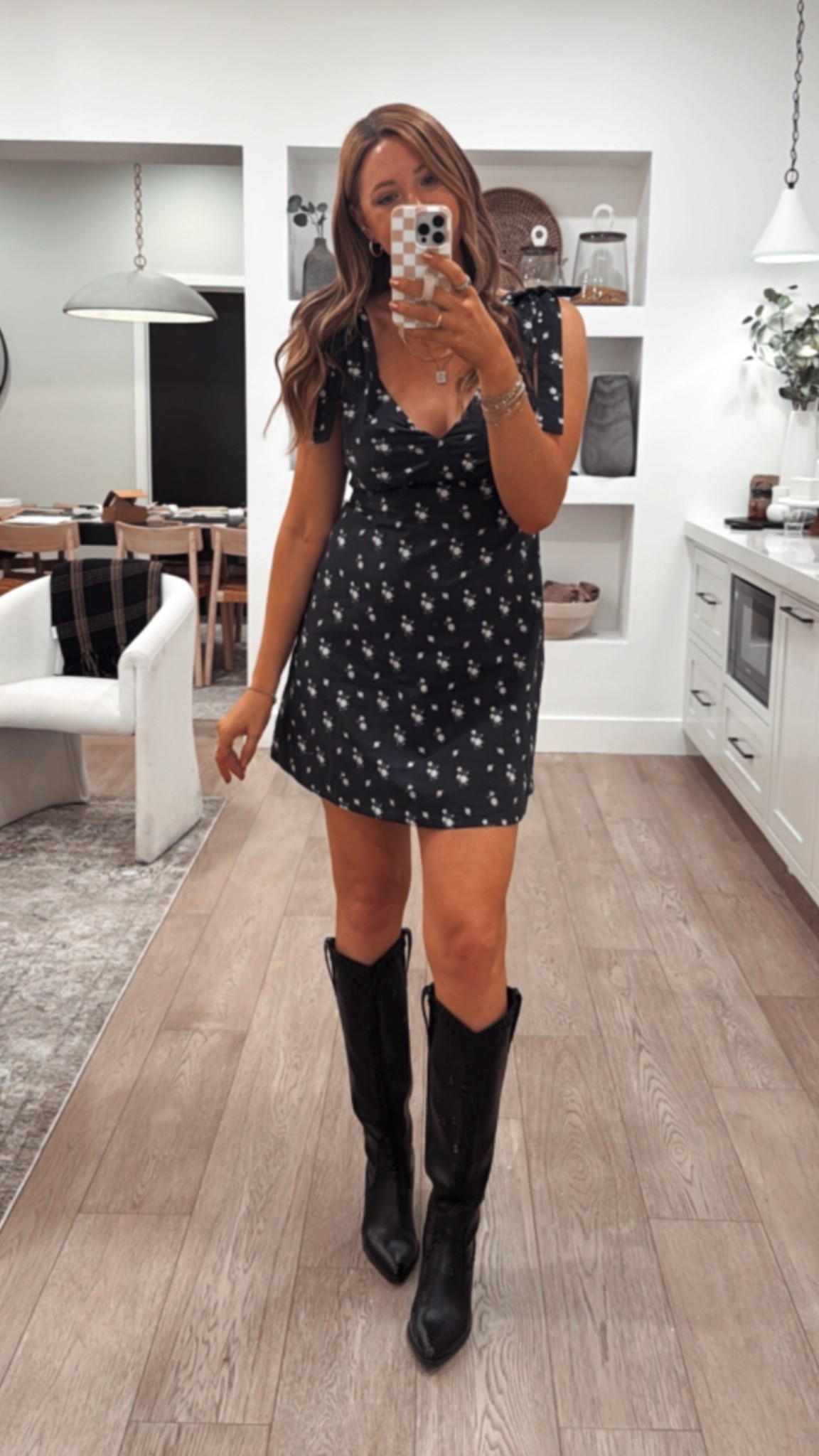 A little dress and boots…. You can never go wrong! 

#LTKSaleAlert #LTKFindsUnder100 #LTKStyleTip