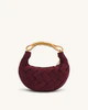 Orla Weave Handbag - Claret | JW PEI US