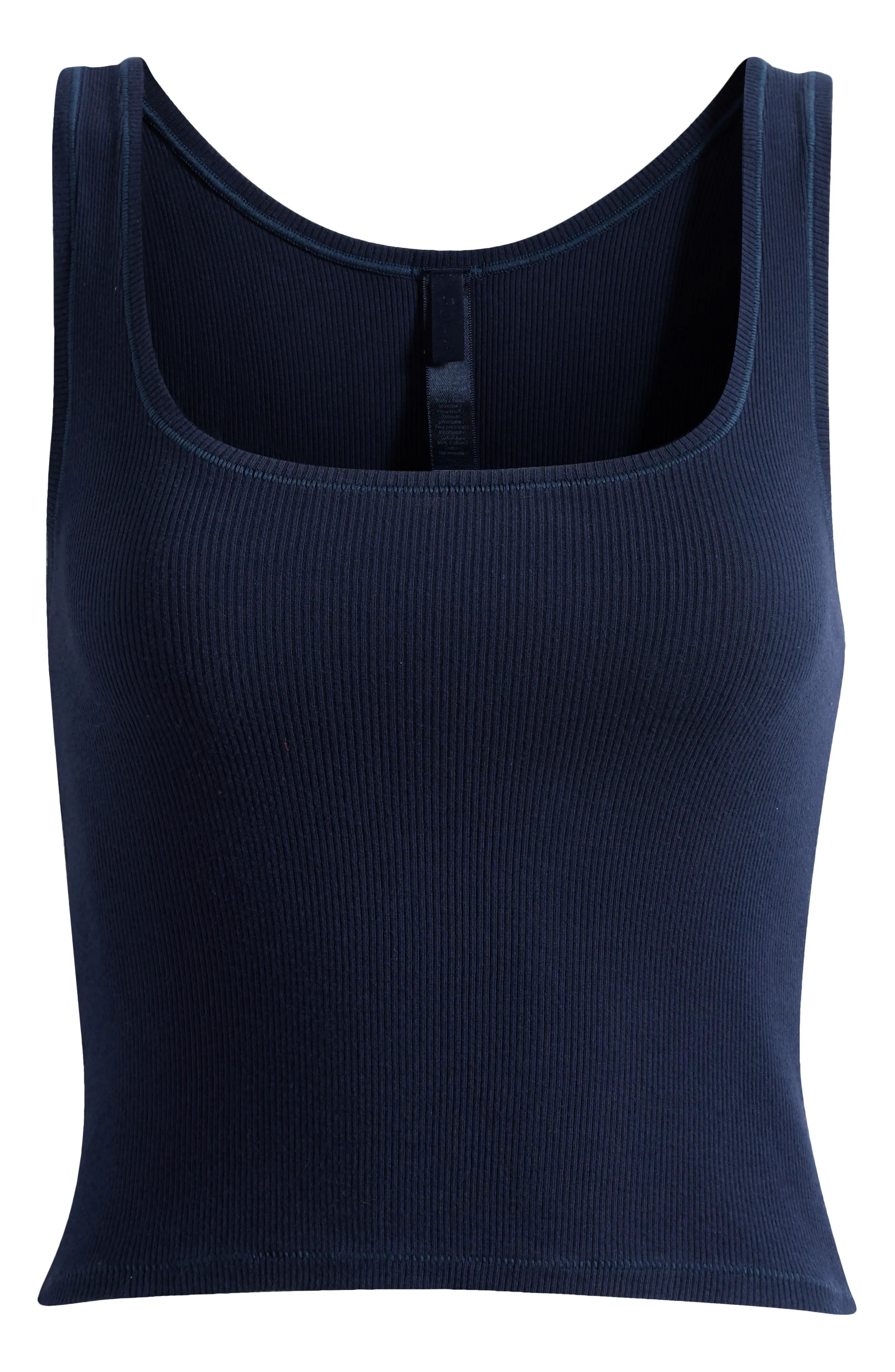 Crop Stretch Cotton Rib Tank (Women) | Nordstrom | Nordstrom