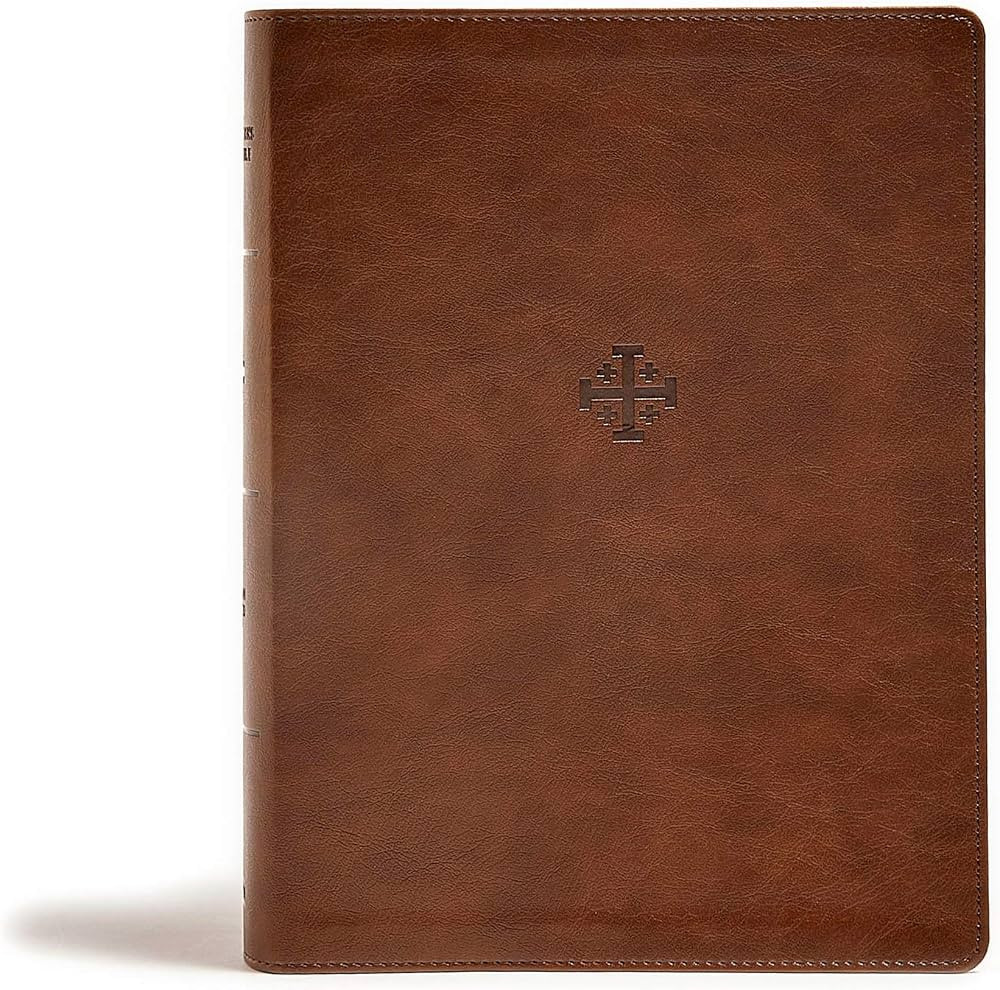 CSB Life Connections Study Bible, Brown LeatherTouch, Black Letter, Study Notes and Commentary, M... | Amazon (US)