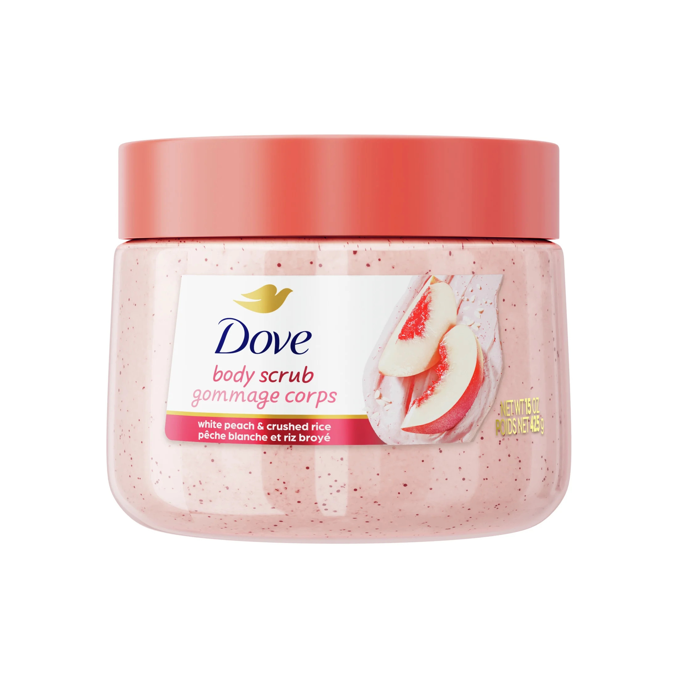 Dove Exfoliating Body Scrub for Women Peach, 15 oz | Walmart (US)