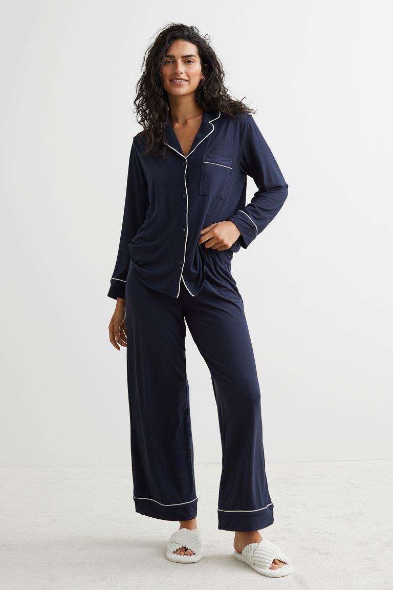 Zweiteiliger Pyjama | H&M (DE, AT, CH, NL, FI)