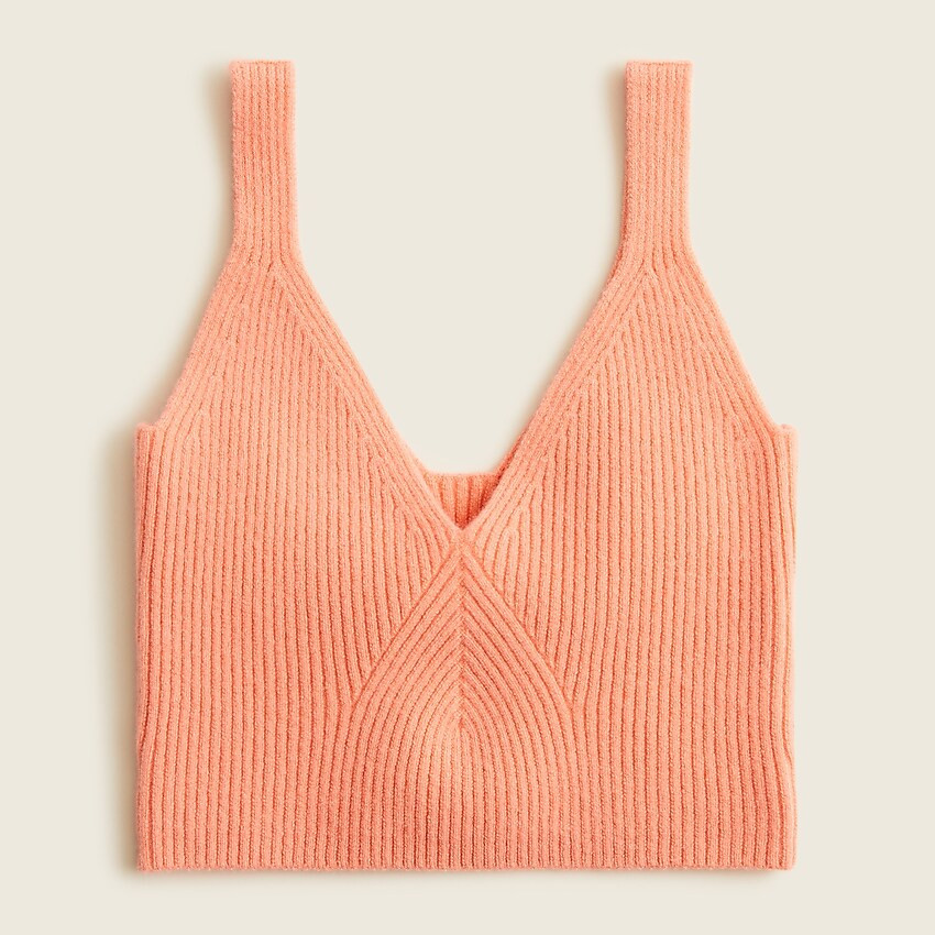 Cashmere cropped sweater-tank | J. Crew US