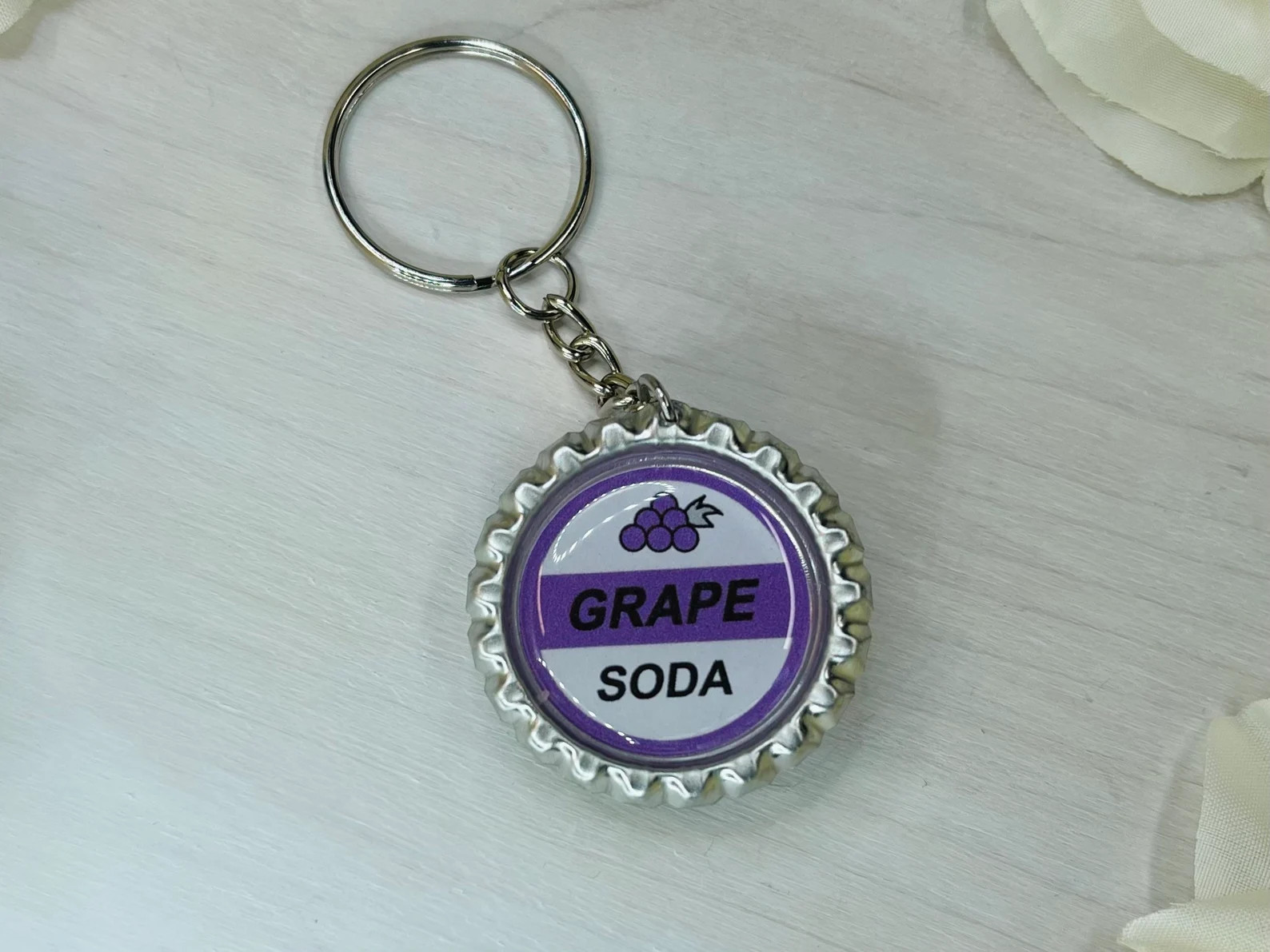 Grape Soda Bottle Cap | Keychain | Grape Soda Keychain | Grape Soda | Adventure Awaits | Grape So... | Etsy (Global)
