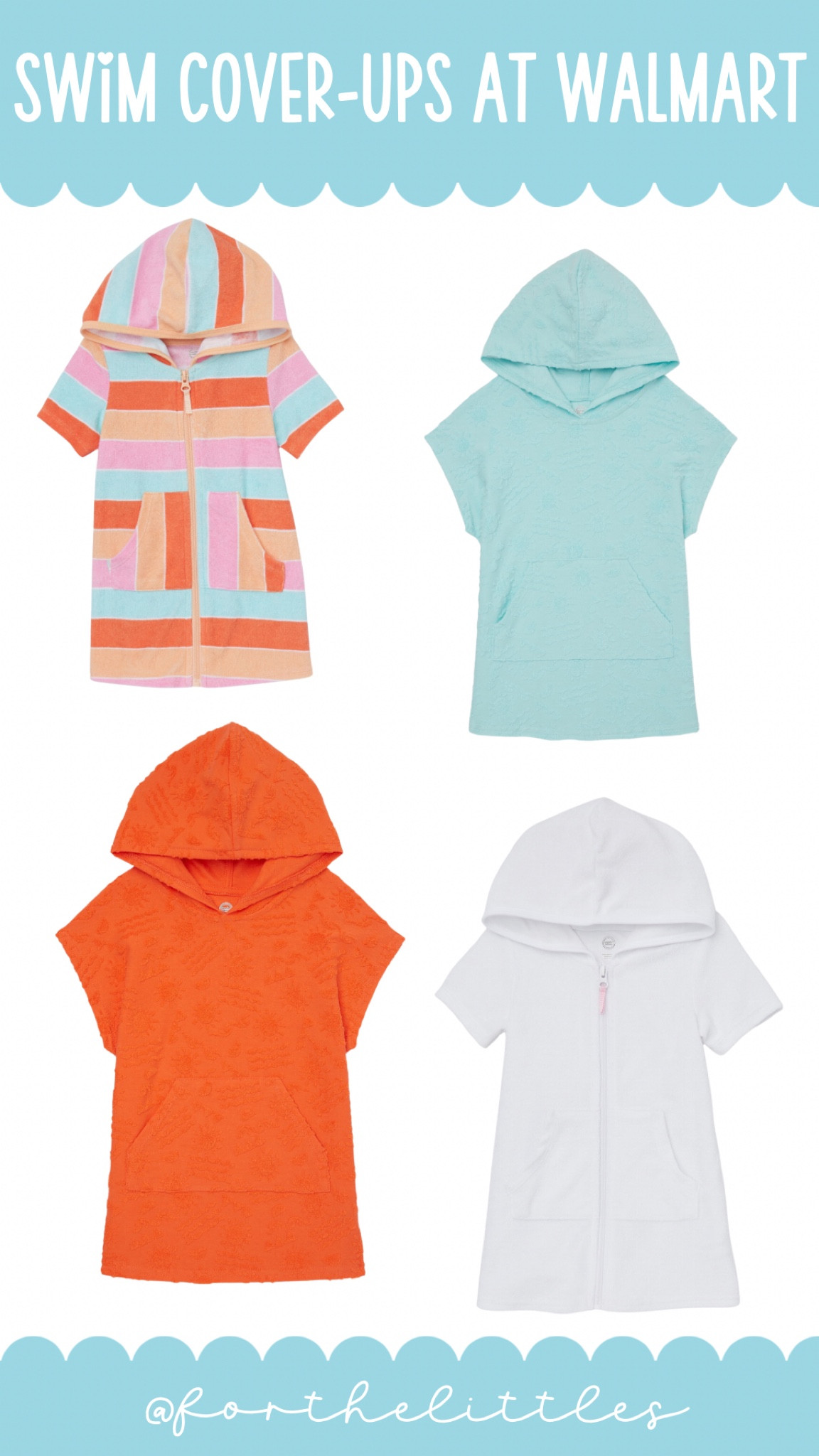 Swim cover ups for toddler girls at Walmart ☀️

#LTKkids #LTKbaby #LTKSeasonal