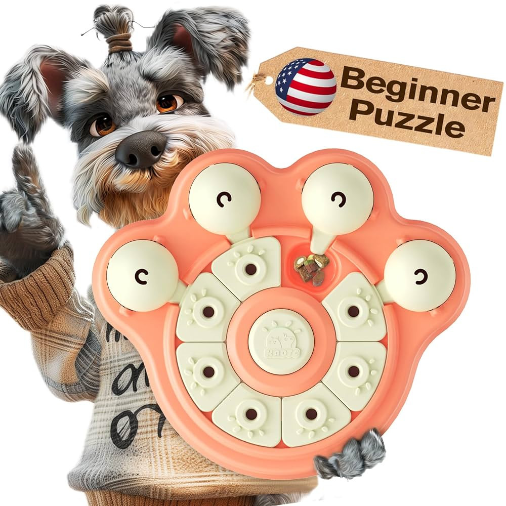 KADTC Beginner Level 1 Dog Puzzle Toy for Small/Medium/Large Dogs Food Puzzles Feeder Mental Stim... | Amazon (US)