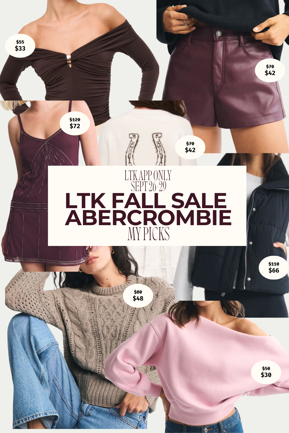 This Abercrombie sale is insane with them already having 20% off AND you can stack this LTK exclusive EXTRA 25% off code. I could cry 😍😭

Make sure you're shopping in the LTK app to copy the code "AFLTK" through 9/29!  

 

#LTKFallSale #LTKFindsUnder100 #LTKFindsUnder50