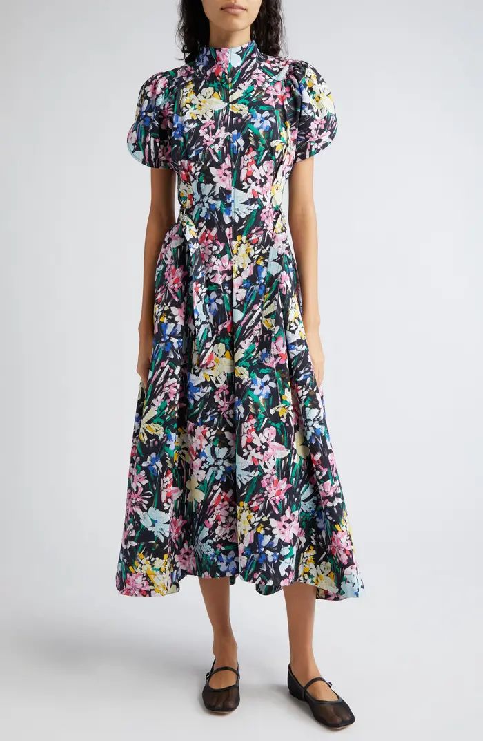 3.1 Phillip Lim Flowerworks Cotton Midi Dress | Nordstrom | Nordstrom